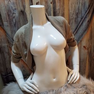 Nude cardigan sweater